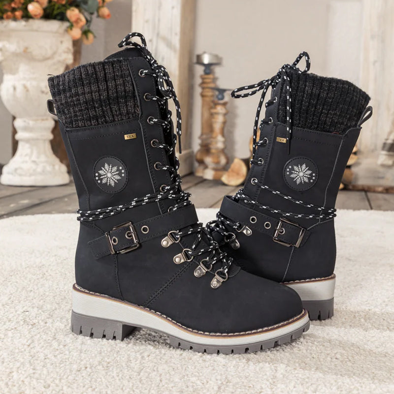 Waterproof Knee Snow Boots for women