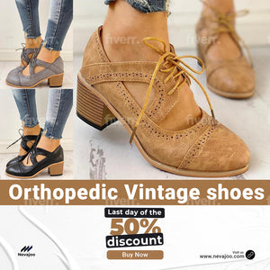 Orthopedic Vintage Shoes - Comfortable and stylish